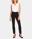 Джинсы Petite Sheri Slim Pull On NYDJ, черный - фото