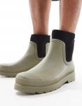 Резиновые сапоги челси ASOS DESIGN цвета хаки - фото 4