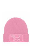 Шапка MoonWorks MIT PATCH AUFDRUCK DACKEL POLYGON HUND, Rosa/Light Pink - фото 2