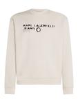 Толстовка KARL LAGERFELD JEANS, белый - фото