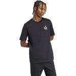 Рубашка с графическим карманом Adidas, черный - фото 2