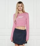 Свитер Cropped fit Tommy Jeans, розовый - фото