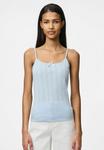 Топ Pieces, светло-голубой - фото
