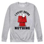 Мужской свитшот с рисунком Peanuts Snoopy I Enjoy Doing Nothing Licensed Character - фото