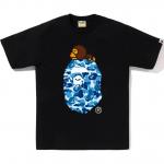Футболка Bape Abc Camo Milo On Big Ape A BATHING APE, белый/синий - фото 4