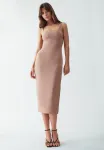 Платье миди от janique Willa, Taupe - фото 2