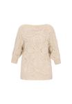 Джемпер usha Jumper, Cream Melange/Beige - фото 5