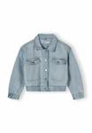Джинсовая куртка CROPPED SOFT MINOTI, синий - фото 2