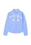 Блуза Garcia Button-down blouse, River Valley/Blue - фото 5