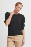 Футболка Oxmo Strickpullover OXMicha 21800082 ME, черный - фото