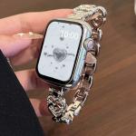 CHENSONG Часы Strap Apple Compatibility Metal 160mm, Black - фото 4