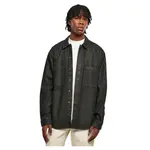 Рубашка Urban Classics Oversized Denim Pocket, черный - фото