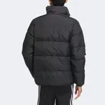 Пуховик унисекс черный с ожерельем Adidas, черный+ожерелье - фото 6