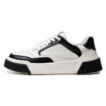 Низкие мужские кроссовки FED, Black White - фото