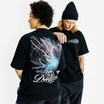 DECATHLON Футболка с рисунком - черная - фото