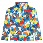 Толстовка Spyder Mini Glacial half zip, синий - фото