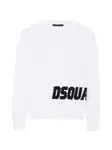 Свитшот с логотипом Dsquared2 Kids, белый - фото