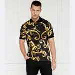 Рубашка-Поло узкого кроя Versace, черный - фото 2