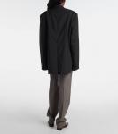 Пиджак виола в полоску oversize Calvin Klein Collection, Black - фото 3