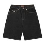 Шорты Corteiz Crest Chainstitch Denim Short, Washed Black - фото