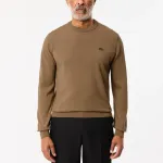 Свитер с логотипом LACOSTE, коричневый - фото 4