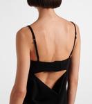 Бамбина мини-платье Sportmax, черный - фото 5