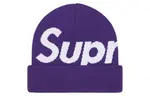 Шапка Supreme Big Logo, фиолетовый - фото