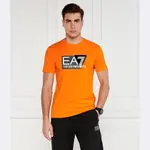 Футболка стандартного кроя Ea7, оранжевый - фото 2