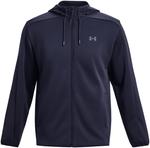 Толстовка Under Armour mens Essential Swacket, (410) Midnight Navy/Pitch Gray - фото 5