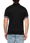 BOSS Мужская поло из интерлока, Black Gloss - фото 2