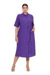 Платье-рубашка Ulla Popken, Purple - фото 2