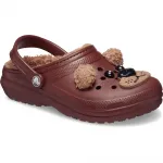 Сабо Crocs Classic Lined Iam Brown Bear, коричневый - фото