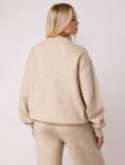 Оверсайз вязаный свитшот Gym King, Beige Marl - фото 8