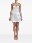 POST MERIDIEM платье мини с корсетом, белый - фото 2