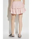 Мини-Юбка с оборками Loveshackfancy, розовый - фото 4