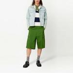 Прямые карго-шорты AMIPARIS, зеленые - фото 3