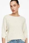 Свитер-Пуловер Comma, Creme - фото 4