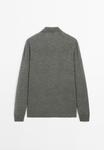 Топ Massimo Dutti Long sleeved top, Grey - фото 7