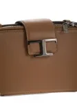 Каркасная сумка с логотипом Tod'S, коричневый - фото 5