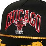 Кепка NBA CHICAGO BULLS GOLD LEAF TRUCKER CAP Mitchell And Ness, цвет Schwarz - фото 3