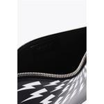 Кожаный мешочек с контрастным принтом Neil Barrett, Black - фото 4