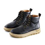 Ботинки Мартин Короткие Мужские Черные Devanro - фото 4