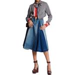 Рубашка с бантом и принтом Monogram BALMAIN, мультиколор - фото 4