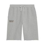 Шорты Gucci Short With Print, цвет Grey Melange - фото