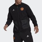Куртка adidas Mufc Trv Mid La Manchester United Jacket Black, черный - фото 4