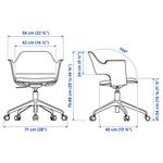 Стол и стул RIDSPÖ/FJÄLLBERGET IKEA, бежевый - фото 4