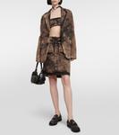 Джинсовый блейзер Miu Miu, Nero - фото 2