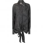 Длинный рукав рубашка UMA WANG, серый - фото