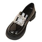 Лоферы женские черный Jiuxingdao - фото