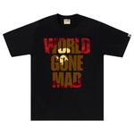Футболка BAPE Color Camo WGM Ape Head Overlap Tee, Black - фото